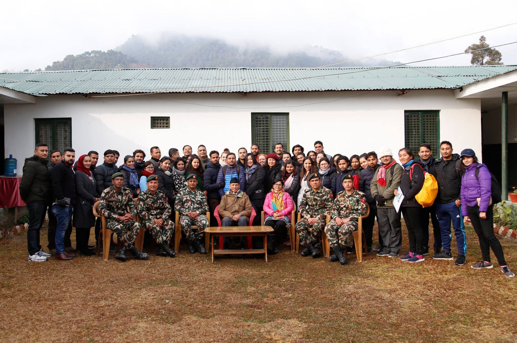 Student field visit to No.1 Battalion Disaster Management In Sundarajal