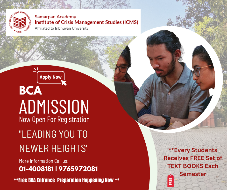 BCA Admission OPEN NOW 2023 (2080 BS)